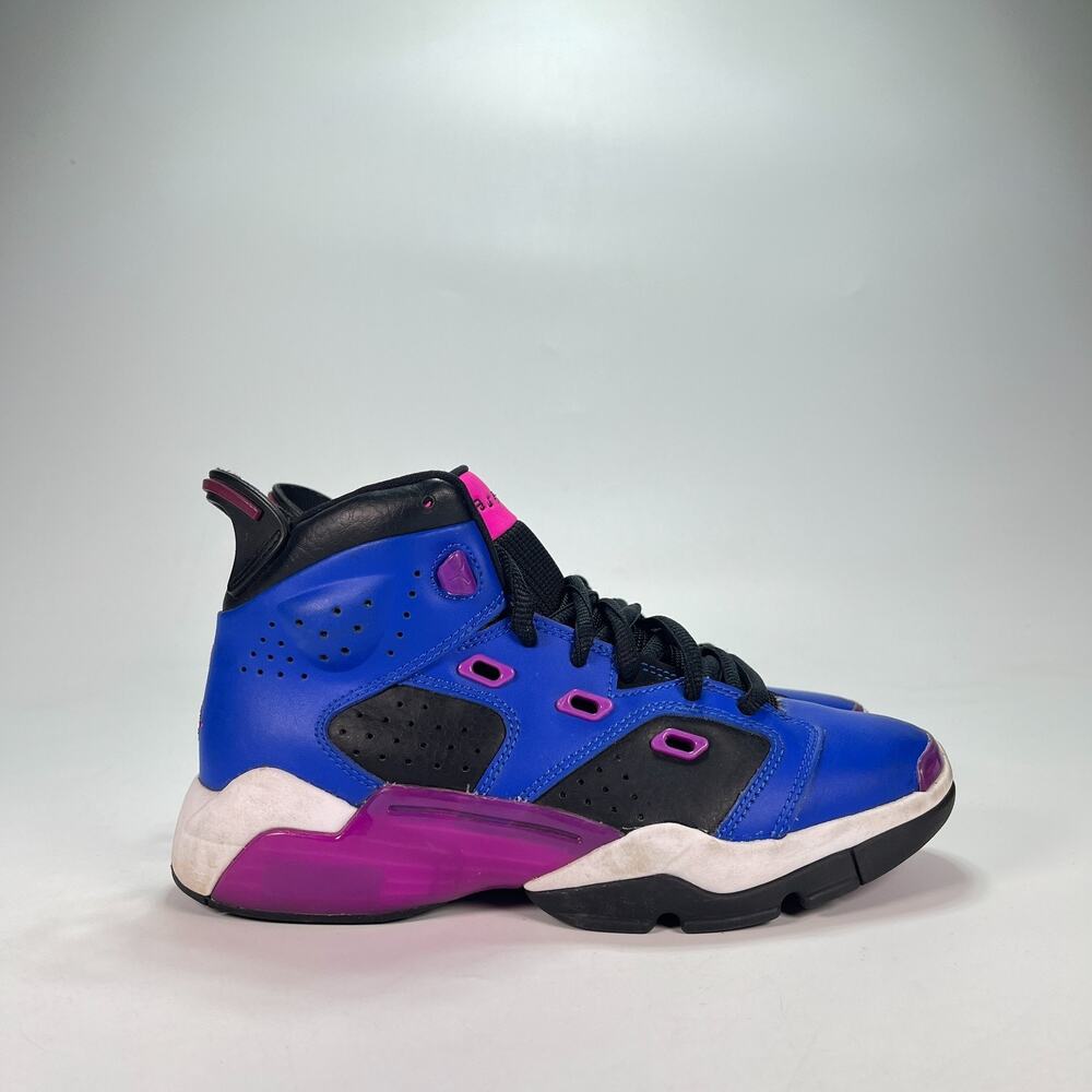 Jordan 6-17-23 Royal Blue Black Violet Basketball Shoes 428818-400 Youth Sz 4.5Y